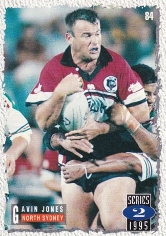 1995 Dynamic Series 2 Common Card - Base 084 Gavin Jones North Sydney Bears
