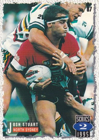 1995 Dynamic Series 2 Common Card - Base 087 Josh Stuart North Sydney Bears