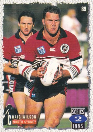 1995 Dynamic Series 2 Common Card - Base 089 Craig Wilson North Sydney Bears
