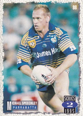 1995 Dynamic Series 2 Common Card - Base 098 Michael Speechley Parramatta Eels
