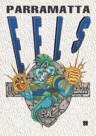 1995 Dynamic Series 2 Common Card - Base 099 Parramatta Eels Logo