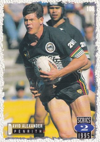 1995 Dynamic Series 2 Common Card - Base 106 David Alexander Penrith Panthers