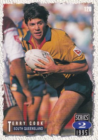 1995 Dynamic Series 2 Common Card - Base 120 Terry Cook South Qld Crushers
