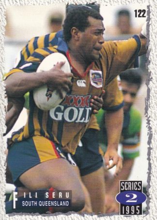 1995 Dynamic Series 2 Common Card - Base 122 Fili Seru South Qld Crushers