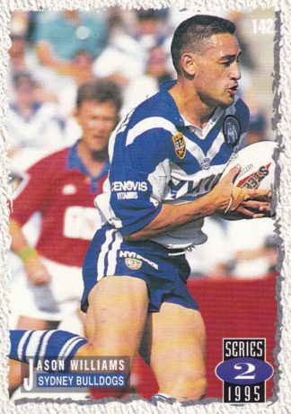 1995 Dynamic Series 2 Common Card - Base 142 Jason Williams Sydney Bulldogs