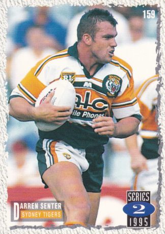 1995 Dynamic Series 2 Common Card - Base 159 Darren Senter Sydney Tigers