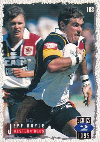 1995 Dynamic Series 2 Common Card - Base 163 Jeff Doyle Western Reds