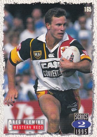 1995 Dynamic Series 2 Common Card - Base 165 Greg Fleming Western Reds