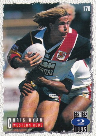 1995 Dynamic Series 2 Common Card - Base 170 Chris Ryan Western Reds