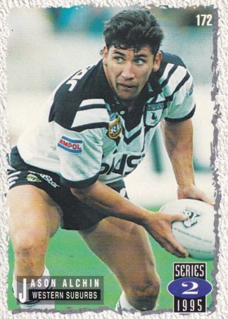 1995 Dynamic Series 2 Common Card - Base 172 Jason Alchin Western Suburbs Magpies
