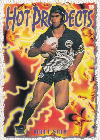 1995 Dynamic Series 2 Common Card - Base 186 Matt Sing Penrith Panthers
