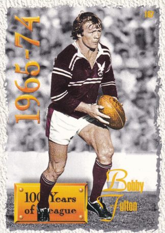 1995 Dynamic Series 2 Common Card - Base 197 Bobby Fulton Manly Sea Eagles