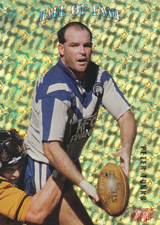 1995 Dynamic Series 3 Hall Of Fame - HF4 Peter Tunks Canterbury Bulldogs