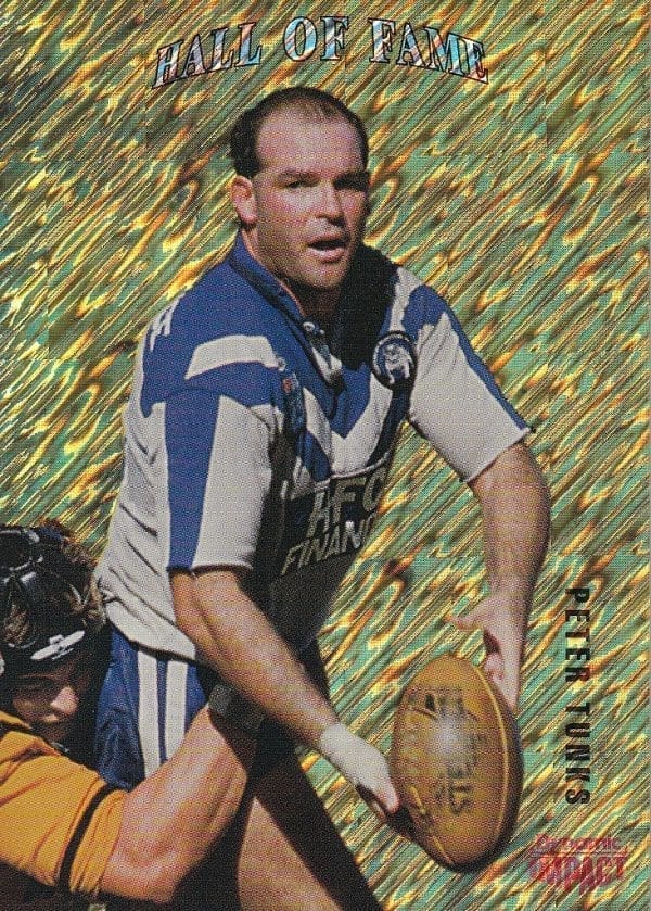 1995 Dynamic Series 3 Hall Of Fame - HF4 Peter Tunks Canterbury Bulldogs