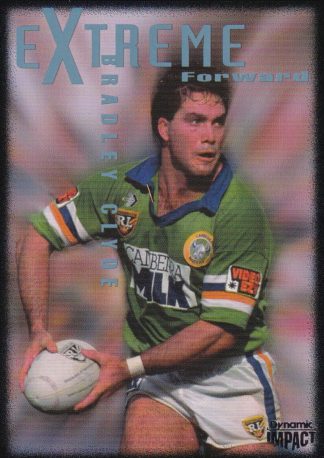 1995 Dynamic Series 3 Common Card - Base 007 Bradley Clyde Canberra Raiders