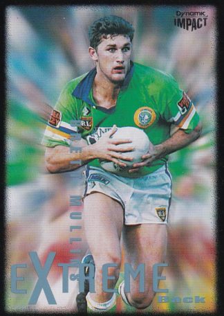 1995 Dynamic Series 3 Common Card - Base 009 Brett Mullins Canberra Raiders