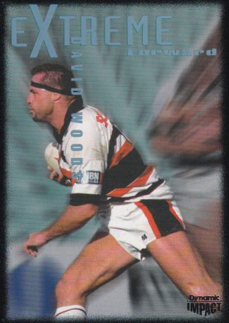 1995 Dynamic Series 3 Common Card - Base 013 David Woods Gold Coast Seagulls