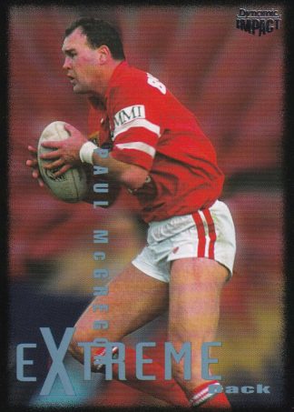 1995 Dynamic Series 3 Common Card - Base 018 Paul McGregor Illawarra Steelers