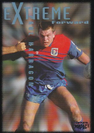 1995 Dynamic Series 3 Common Card - Base 022 Paul Harragon Newcastle Knights