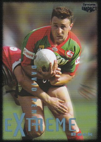 1995 Dynamic Series 3 Common Card - Base 045 David Penna South Sydney Rabbitohs