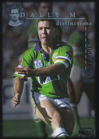 1995 Dynamic Series 3 Common Card - Base 071 Ricky Stuart Canberra Raiders