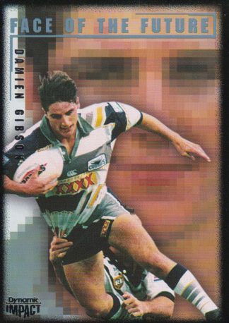 1995 Dynamic Series 3 Common Card - Base 092 Damien Gibson North Qld Cowboys