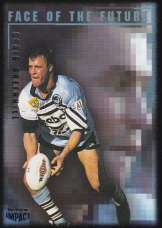 1995 Dynamic Series 3 Common Card - Base 094 Craig Greenhill Cronulla Sharks