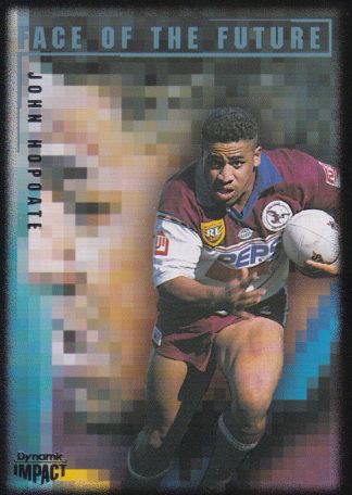 1995 Dynamic Series 3 Common Card - Base 095 John Hopoate Manly Sea Eagles