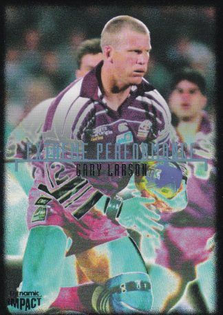 1995 Dynamic Series 3 Common Card - Base 100 Gary Larson Qld State Of Origin