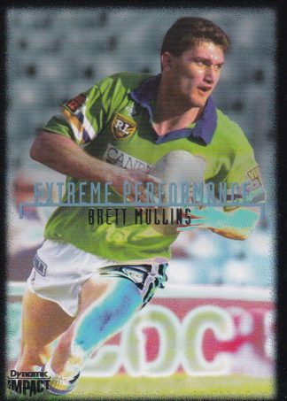 1995 Dynamic Series 3 Common Card - Base 106 Brett Mullins Canberra Raiders
