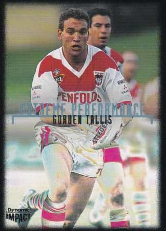 1995 Dynamic Series 3 Common Card - Base 107 Gorden Tallis St George Dragons