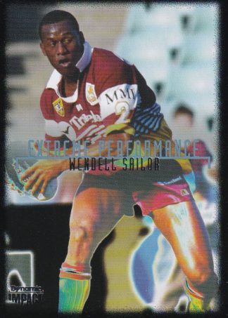 1995 Dynamic Series 3 Common Card - Base 108 Wendell Sailor Brisbane Broncos
