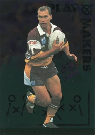 1995 Dynamic Series 2 Playmakers Signature - P2 Allan Langer Brisbane Broncos