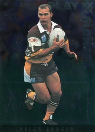 1995 Dynamic Series 2 Unsigned Playmakers - P2 Allan Langer Brisbane Broncos