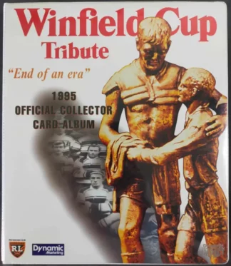 1995 Series 3 Winfield Cup Official Rugby League Album With Full Base Set - 110 Common Cards