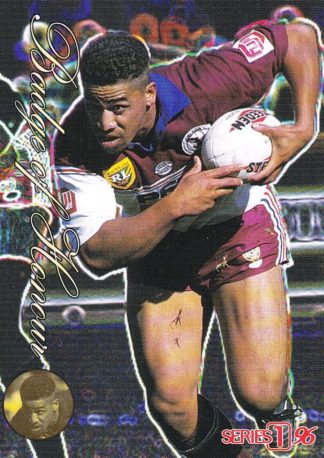 1996 Dynamic Series 1 Badge Of Honour - BH3 John Hopoate Manly Sea Eagles