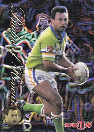 1996 Dynamic Series 1 Badge Of Honour - BH5 Laurie Daley Canberra Raiders