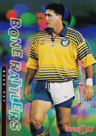 1996 Dynamic Series 1 Bone Rattlers - BR09 Dean Pay Parramatta Eels