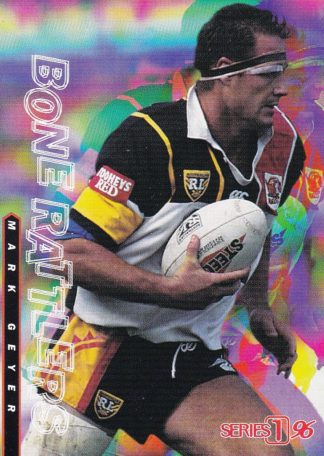 1996 Dynamic Series 1 Bone Rattlers - BR14 Mark Geyer Western Reds