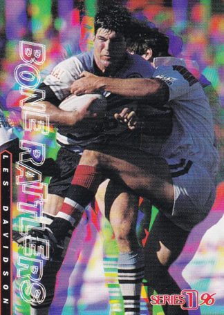 1996 Dynamic Series 1 Bone Rattlers - BR17 Les Davidson Cronulla Sharks