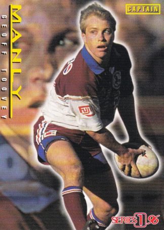 1996 Dynamic Series 1 Captains Card - C08 Geoff Toovey Manly Sea Eagles