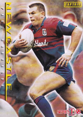 1996 Dynamic Series 1 Captains Card - C09 Paul Harragon Newcastle Knights