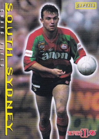 1996 Dynamic Series 1 Captains Card - C16 Craig Field South Sydney Rabbitohs
