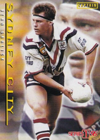 1996 Dynamic Series 1 Captains Card - C17 Sean Garlick Sydney Roosters