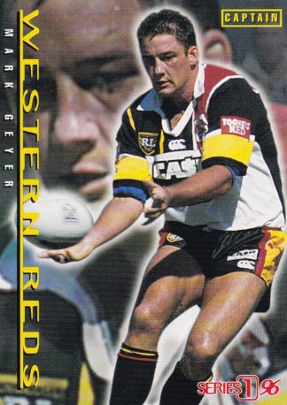 1996 Dynamic Series 1 Captains Card - C19 Mark Geyer Western Reds