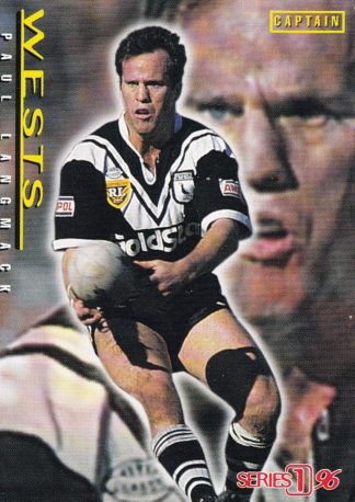 1996 Dynamic Series 1 Captains Card - C20 Paul Langmack Western Suburbs Magpies