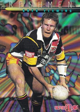 1996 Dynamic Series 1 Freshmen - F18 Greg Fleming Western Reds