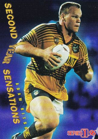 1996 Dynamic Series 1 Second Year Sensations - SY05 Adam Ritson Parramatta Eels