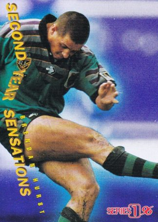 1996 Dynamic Series 1 Second Year Sensations - SY17 Brendan Hurst Gold Coast Chargers