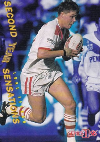 1996 Dynamic Series 1 Second Year Sensations - SY18 Luke Felsch St George Dragons